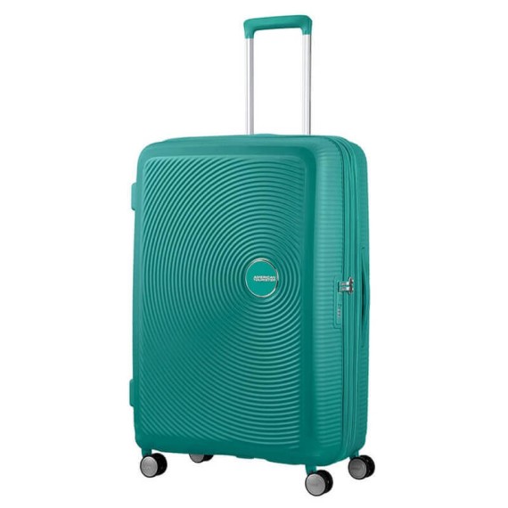 American Tourister Mala/Trolley de Viagem Grande 77cm 4 Rodas Spinner Expansível SOUNDBOX Forest Green | Ref. 9232G00324 American Tourister Mala/Trolley de Viagem Grande 77cm 4 Rodas Spinner Expansível SOUNDBOX Forest Green | Ref. 9232G00324
