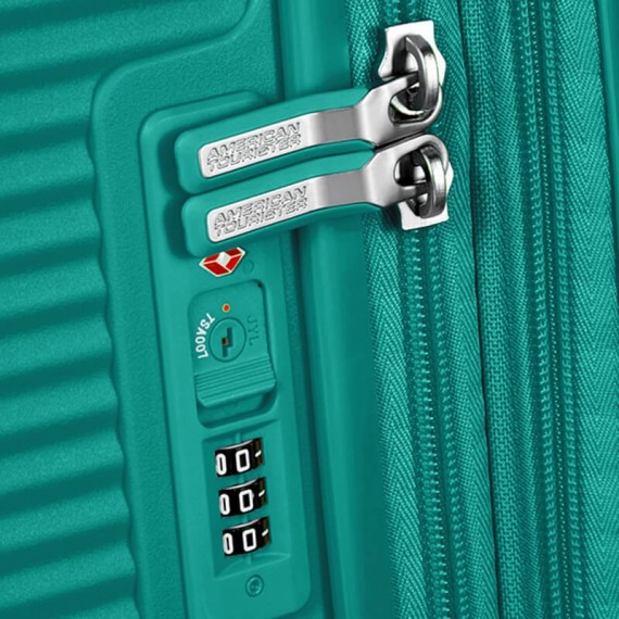 American Tourister Mala/Trolley de Viagem Grande 77cm 4 Rodas Spinner Expansível SOUNDBOX Forest Green | Ref. 9232G00324 American Tourister Mala/Trolley de Viagem Grande 77cm 4 Rodas Spinner Expansível SOUNDBOX Forest Green | Ref. 9232G00324