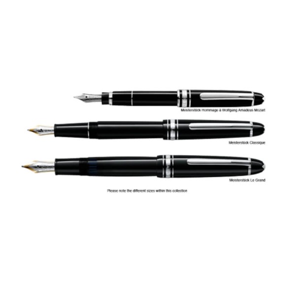 Caneta-tinteiro Meisterstück Platinum Line Hommage à W.A. Mozart M | Ref. 238.107705 Caneta-tinteiro Meisterstück Platinum Line Hommage à W.A. Mozart M | Ref. 238.107705