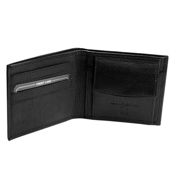 Carteira de Homem Doggy Horizontal com Porta Moedas RFID LUXLINE Preto | Ref. 86.A142P Carteira de Homem Doggy Horizontal com Porta Moedas RFID LUXLINE Preto | Ref. 86.A142P