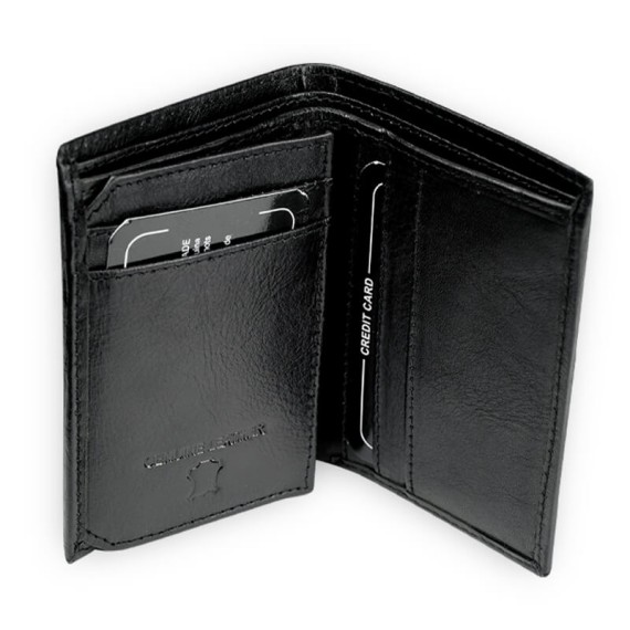 Carteira de Homem Doggy Vertical RFID LUXLINE Preto | Ref. 86.A150P