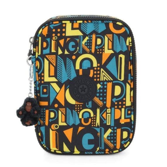 Estojo Escolar Kipling 100 PENS Deco Print Mix | Ref. 187.K0940545R
