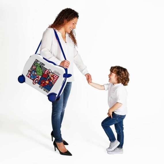 Mala de Viagem Infantil com 4 Rodas Spinner Avengers MARVEL | Ref. 186.2479961