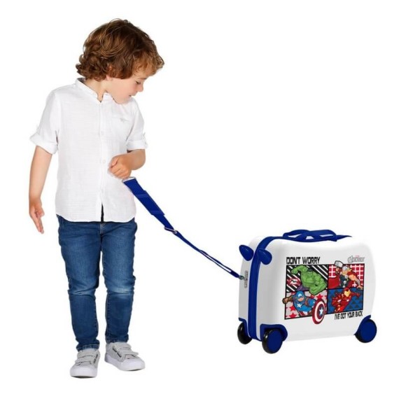 Mala de Viagem Infantil com 4 Rodas Spinner Avengers MARVEL | Ref. 186.2479961