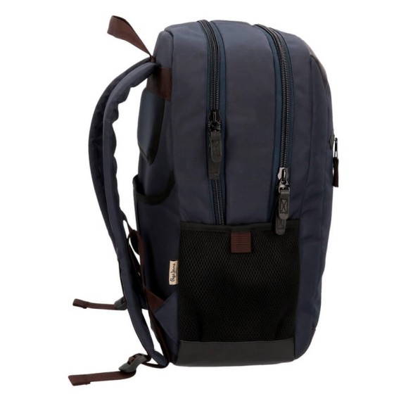 Mochila Pepe Jeans para Portátil com USB LAMBERT Azul Escuro | Ref. 186.7812761