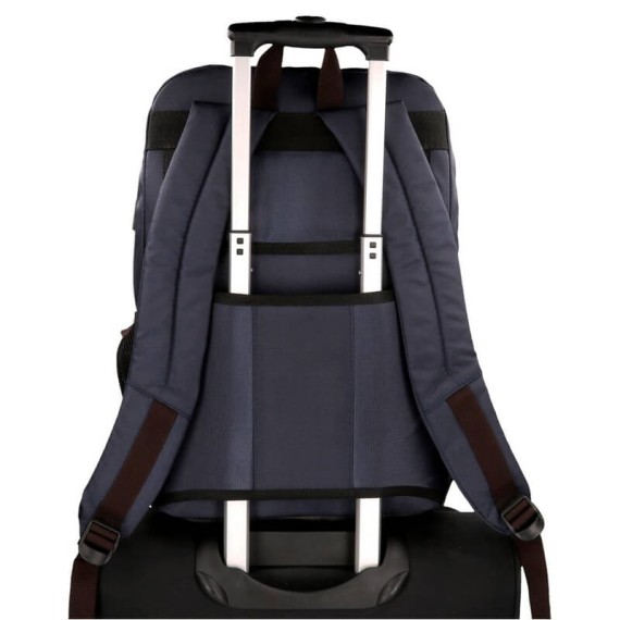Mochila Pepe Jeans para Portátil com USB LAMBERT Azul Escuro | Ref. 186.7812761