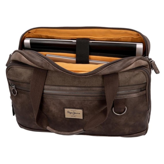 Pasta Pepe Jeans para Portátil 15.6” MILLER Castanho | Ref. 186.7796562