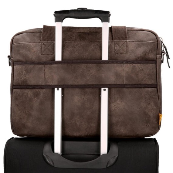Pasta Pepe Jeans para Portátil 15.6” MILLER Castanho | Ref. 186.7796562