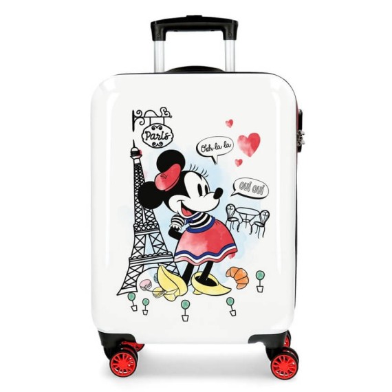 Mala/Trolley de Cabine 55cm 4 Rodas Spinner Minnie Vermelho | Ref. 186.3151929A
