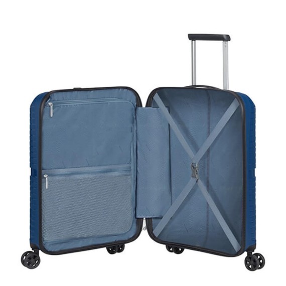 AMERICAN TOURISTER Mala de Cabine / Trolley 55cm 4R Airconic Azul Marinho | Ref. 9288G00141