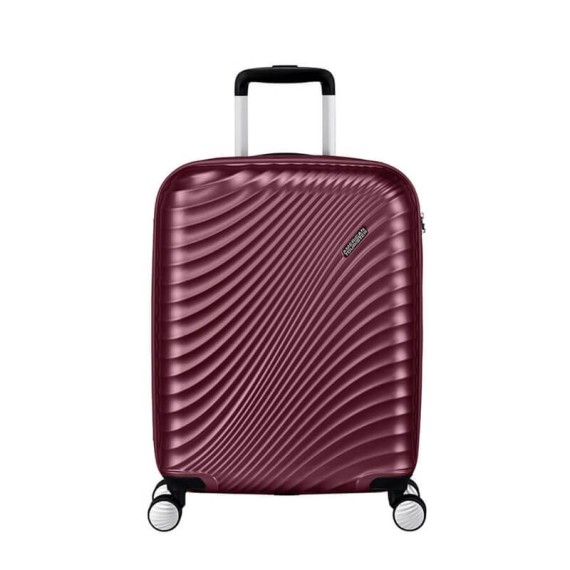 American Tourister Mala/Trolley de Cabine 55cm 4 Rodas Spinner JETGLAM Bordô Metálico | Ref. 9271G00191