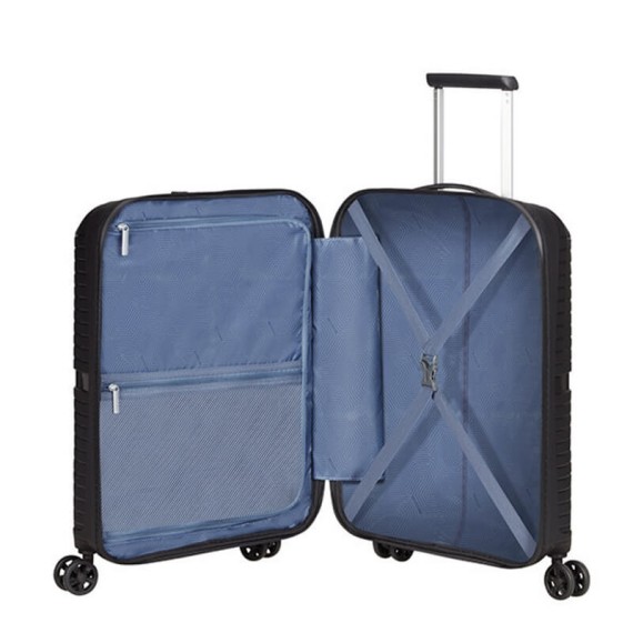 AMERICAN TOURISTER Mala de Cabine / Trolley 55cm 4R Airconic Preta | Ref. 9288G00109