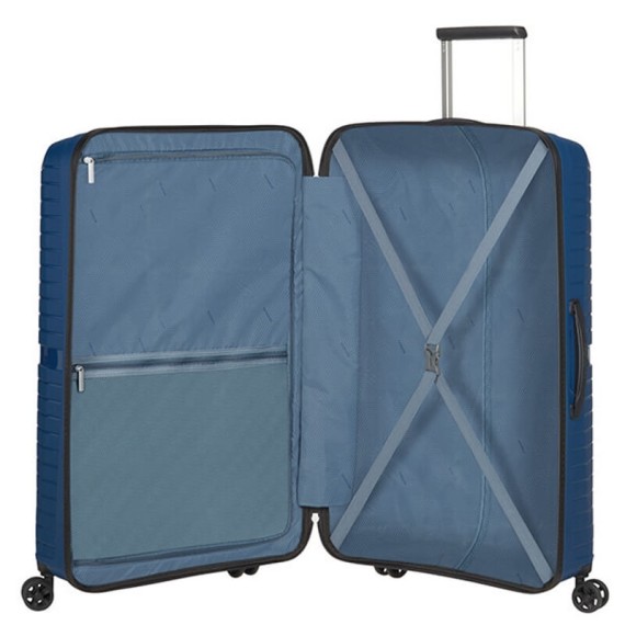 AMERICAN TOURISTER Mala de Viagem Grande 77cm 4R Airconic Azul Marinho | Ref. 9288G00341