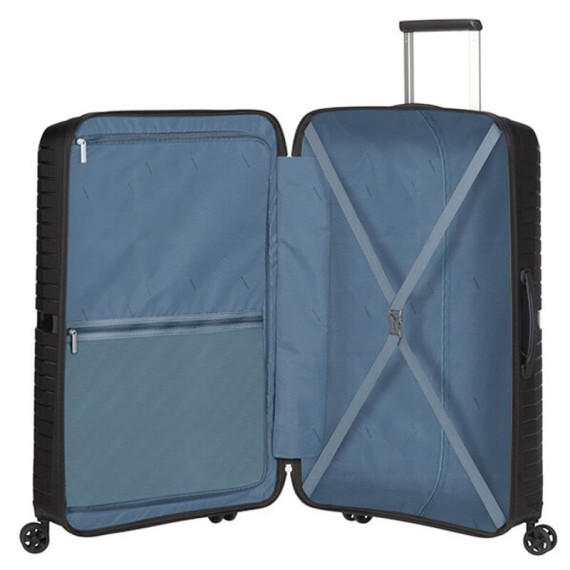 AMERICAN TOURISTER Mala de Viagem Grande 77cm 4R Airconic Preta | Ref. 9288G00309 AMERICAN TOURISTER Mala de Viagem Grande 77cm 4R Airconic Preta | Ref. 9288G00309