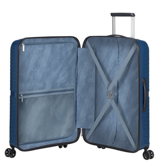 American Tourister Mala de Viagem / Trolley Médio 67cm 4R AIRCONIC Azul Marinho | Ref. 9288G00241