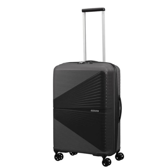 American Tourister Mala de Viagem / Trolley Médio 67cm 4R AIRCONIC Preta | Ref. 9288G00209