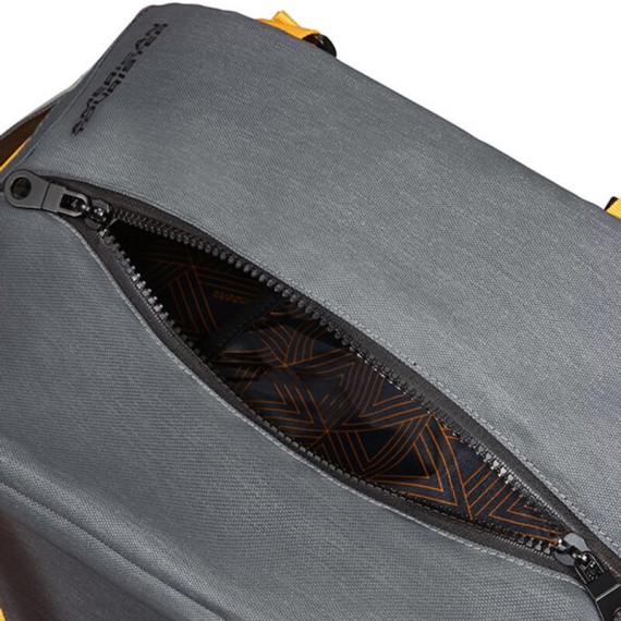 American Tourister Mochila para Portátil 14.1'' TAKE2CABIN Cinzento/Amarelo | Ref. 9291G00268 American Tourister Mochila para Portátil 14.1'' TAKE2CABIN Cinzento/Amarelo | Ref. 9291G00268