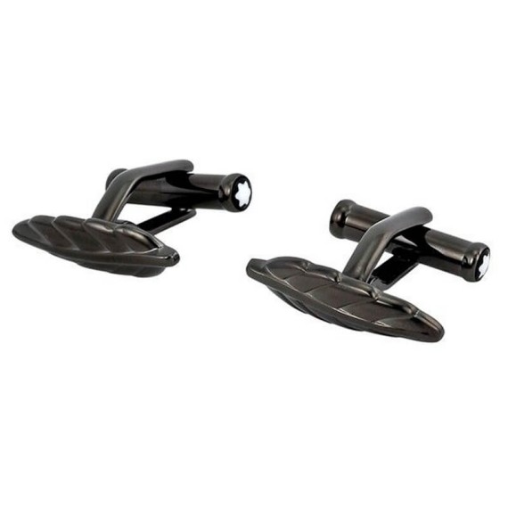 Botões de Punho Montblanc D. Defoe Edition Cinza | Ref. 238.111321