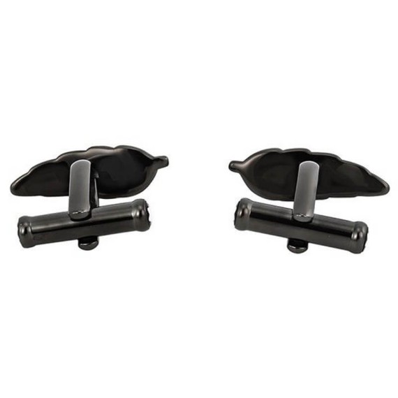 Botões de Punho Montblanc D. Defoe Edition Cinza | Ref. 238.111321