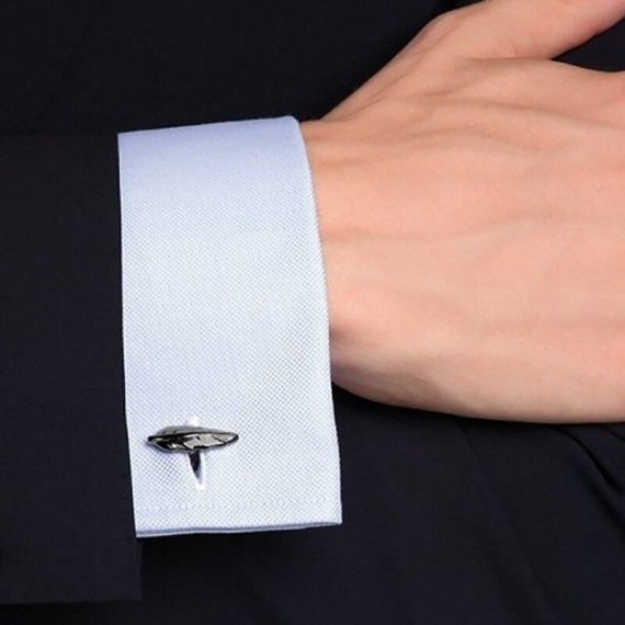 Botões de Punho Montblanc D. Defoe Edition Cinza | Ref. 238.111321