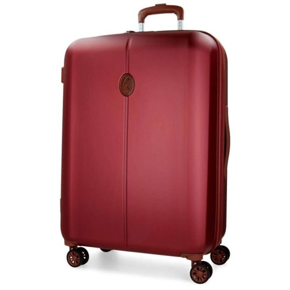 El Potro Mala/Trolley de Viagem Médio 70cm 4 Rodas Spinner Expansível OCURI Bordô | Ref. 186.5738964B
