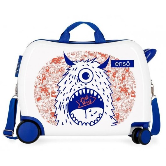 Mala Viagem Infantil ABS 4 Rodas Enso JUST STAR Azul | Ref. 186.9289862