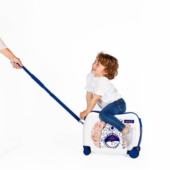 Mala Viagem Infantil ABS 4 Rodas Enso JUST STAR Azul | Ref. 186.9289862