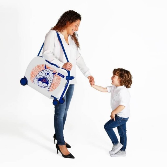 Mala Viagem Infantil ABS 4 Rodas Enso JUST STAR Azul | Ref. 186.9289862