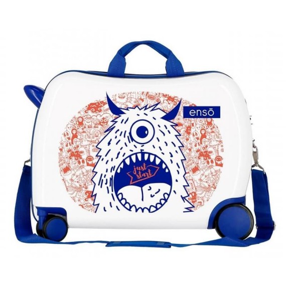 Mala Viagem Infantil ABS 4 Rodas Enso JUST STAR Azul | Ref. 186.9289862