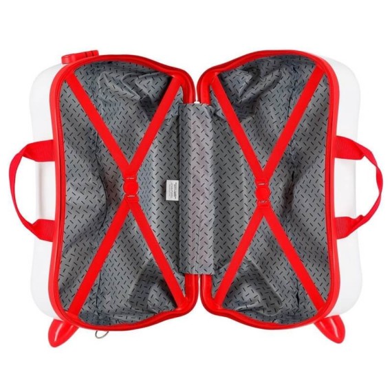 Mala Viagem Infantil 4 Rodas MOVOM Monsters Vermelho | Ref. 186.3729865