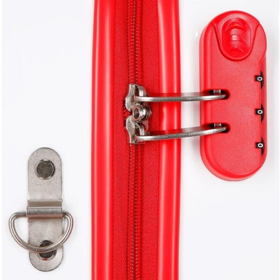 Mala Viagem Infantil 4 Rodas MOVOM Monsters Vermelho | Ref. 186.3729865