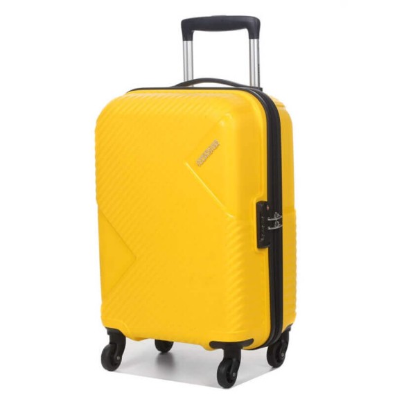 American Tourister Conjunto 3 Trolleys de Viagem Spinner S+M+L AT ZAKK Amarelo | Ref. 9269G90806
