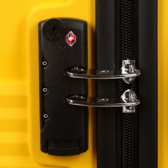 American Tourister Conjunto 3 Trolleys de Viagem Spinner S+M+L AT ZAKK Amarelo | Ref. 9269G90806