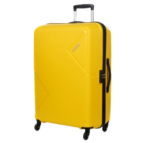 American Tourister Conjunto 3 Trolleys de Viagem Spinner S+M+L AT ZAKK Amarelo | Ref. 9269G90806