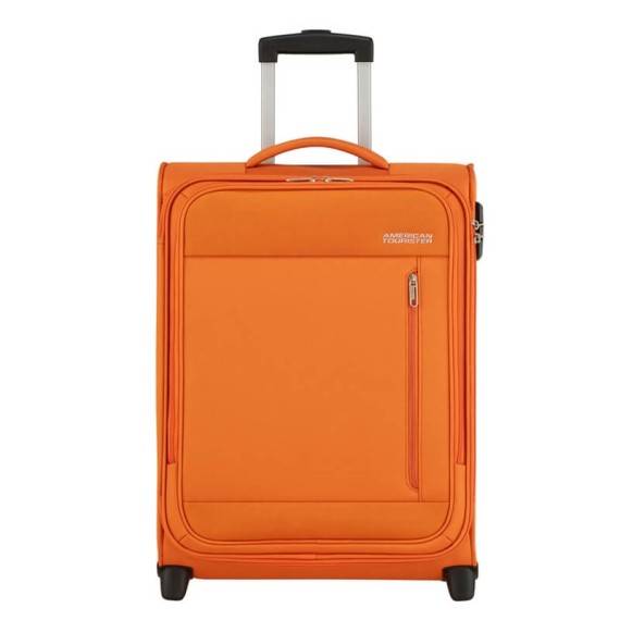 American Tourister Mala/Trolley de Cabine 55cm 2 Rodas Upright HEAT WAVE Laranja | Ref. 9295G00196