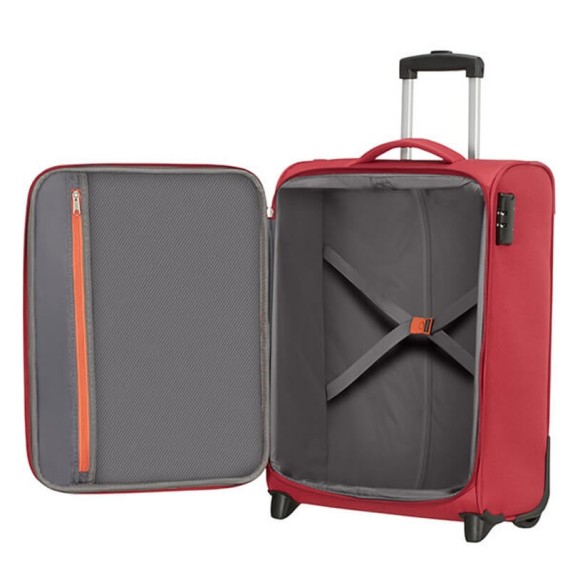 American Tourister Mala/Trolley de Cabine 55cm 2 Rodas Upright HEAT WAVE Vermelho | Ref. 9295G00100