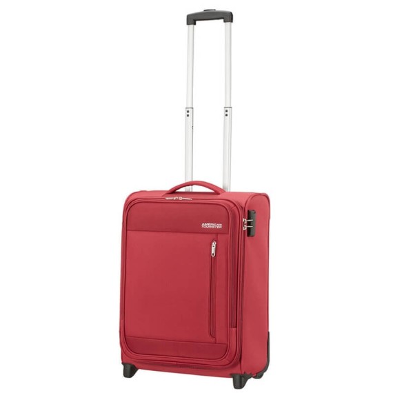 American Tourister Mala/Trolley de Cabine 55cm 2 Rodas Upright HEAT WAVE Vermelho | Ref. 9295G00100