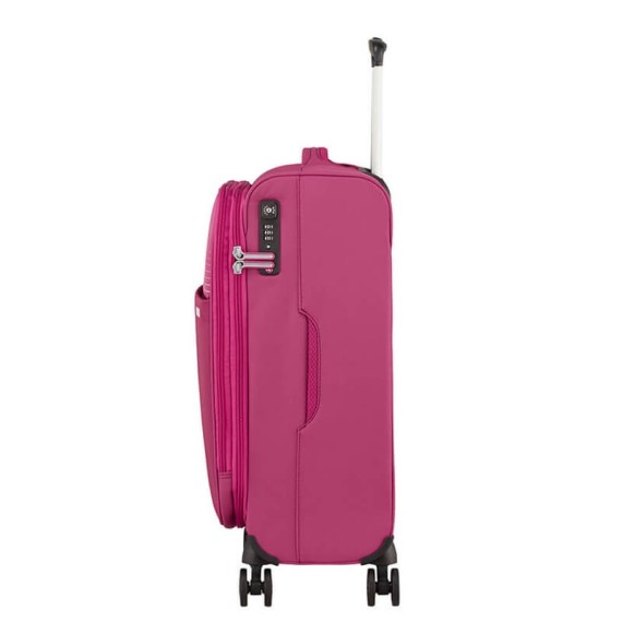 American Tourister Mala/Trolley de Cabine 55cm 4 Rodas Spinner Expansível LITE RAY Magenta | Ref. 9294G00391
