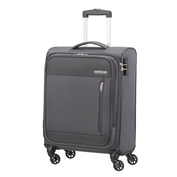 American Tourister Mala/Trolley de Cabine 55cm 4 Rodas Spinner HEAT WAVE Cinzento | Ref. 9295G00208
