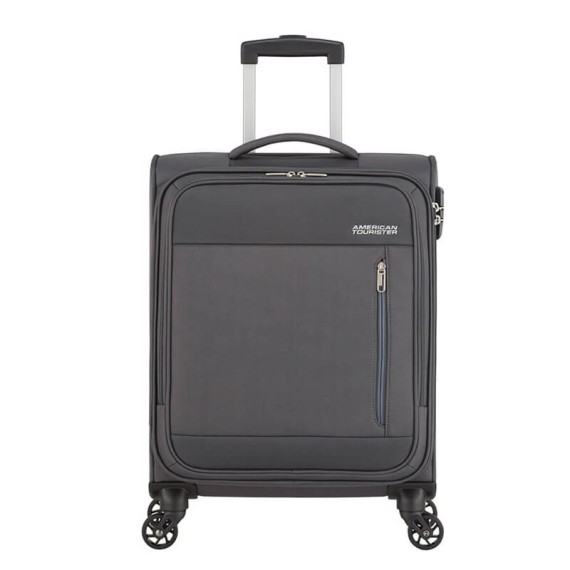 American Tourister Mala/Trolley de Cabine 55cm 4 Rodas Spinner HEAT WAVE Cinzento | Ref. 9295G00208 American Tourister Mala/Trolley de Cabine 55cm 4 Rodas Spinner HEAT WAVE Cinzento | Ref. 9295G00208