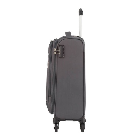 American Tourister Mala/Trolley de Cabine 55cm 4 Rodas Spinner HEAT WAVE Cinzento | Ref. 9295G00208 American Tourister Mala/Trolley de Cabine 55cm 4 Rodas Spinner HEAT WAVE Cinzento | Ref. 9295G00208