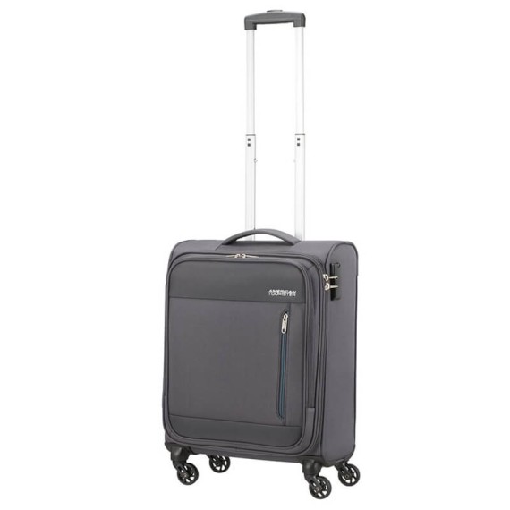 American Tourister Mala/Trolley de Cabine 55cm 4 Rodas Spinner HEAT WAVE Cinzento | Ref. 9295G00208 American Tourister Mala/Trolley de Cabine 55cm 4 Rodas Spinner HEAT WAVE Cinzento | Ref. 9295G00208