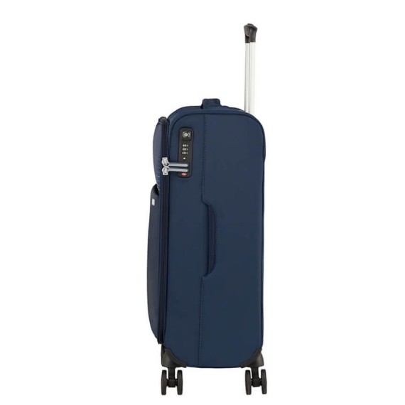American Tourister Mala/Trolley de Cabine 55cm 4 Rodas Spinner LITE RAY Azul Escuro | Ref. 9294G00241