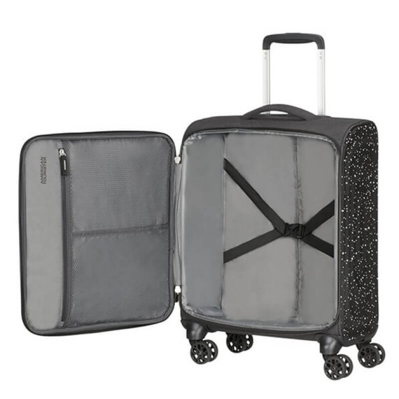American Tourister Mala/Trolley de Cabine 55cm 4 Rodas Spinner SONICSURFER LIFESTYLE Preto | Ref. 9246G00209
