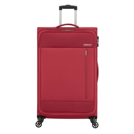 American Tourister Mala/Trolley de Viagem Grande 80cm 4 Rodas Spinner HEAT WAVE Vermelho | Ref. 9295G00400