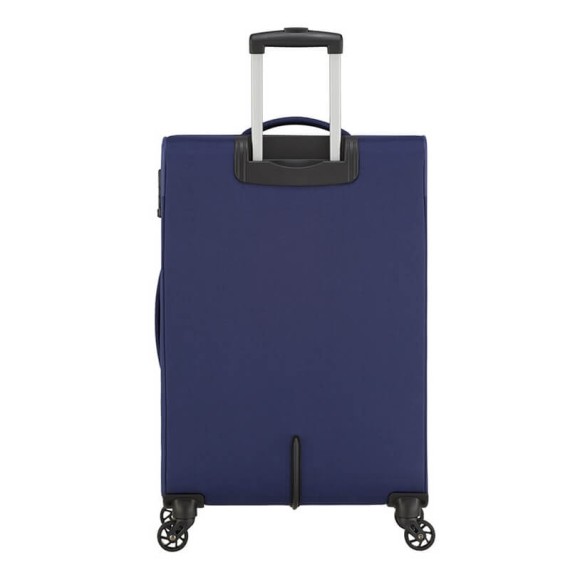 American Tourister Mala de Viagem / Trolley Médio 68cm 4 Rodas HEAT WAVE Azul | Ref. 9295G00341