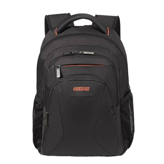 American Tourister Mochila para Portátil 13.3''-14.1'' AT WORK Preto/Laranja | Ref. 9233G00139