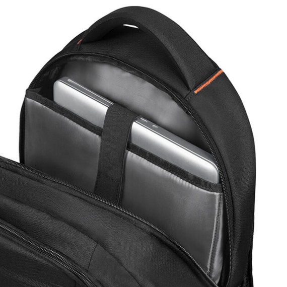 American Tourister Mochila para Portátil 15.6'' AT WORK Preto/Laranja | Ref. 9233G00239