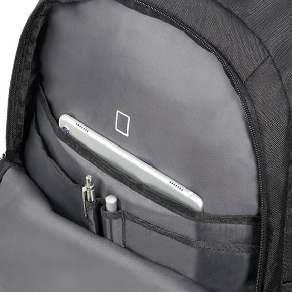 American Tourister Mochila para Portátil 17.3'' AT WORK Preto/Laranja | Ref. 9233G00339