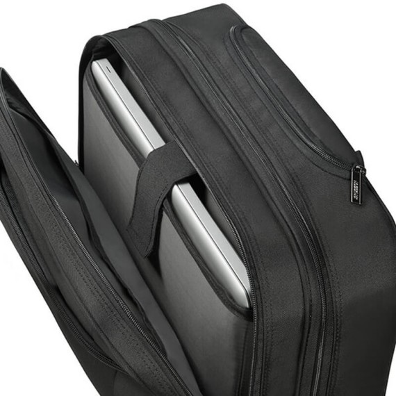 American Tourister Pasta com Rodas para Portátil 15.6'' AT WORK Preto/Laranja | Ref. 9233G00639